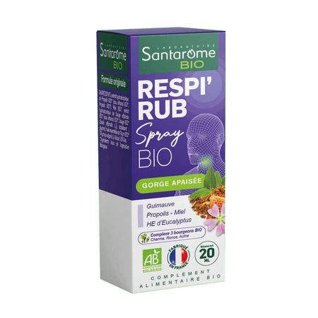 Спрей для носа та горла Santarome Organic Respi'rub 20мл: ціни та характеристики