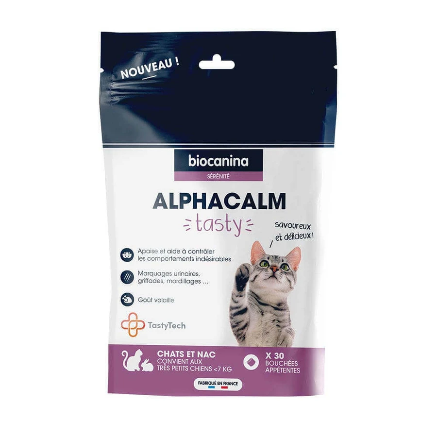 Biocanine Serenity Alphacalm Tasty Cat x30 Food Bites: цены и характеристики