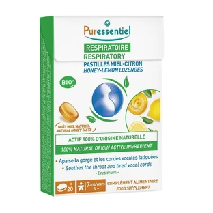Puressentiel Дышащие горловые пастилки Лимон x20