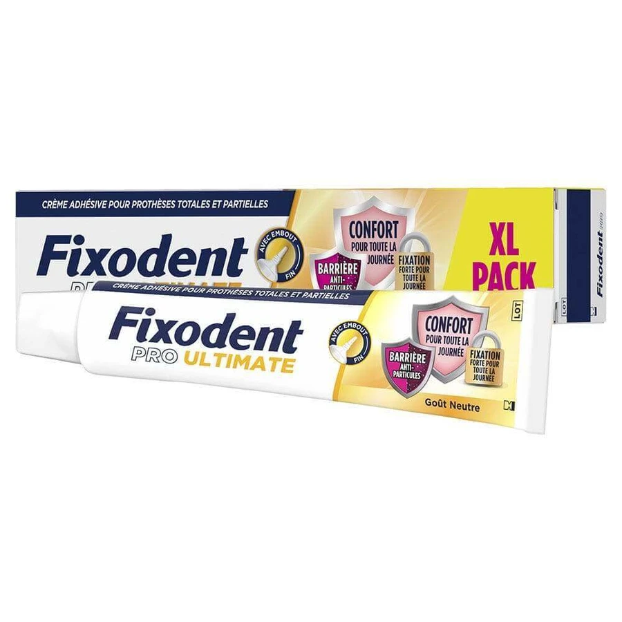 Fixodent Pro Ultimate Адгезивний крем для повних та часткових знімних протезів Нейтральний смак 57мл: ціни та характеристики