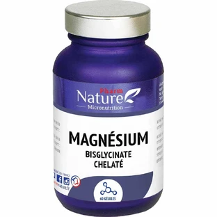 Pharm Nature Micronutrition Магній бісгліцинат хелат 60 капсул