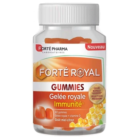 Forté Pharma Форте Роял Роял Желе лимонно-медовий смак з 3 років 60 жувальних гумок: ціни та характеристики