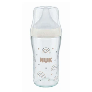Nuk Perfect Match Elephant Bottle Size M Glass Dès La Naissance 240 мл