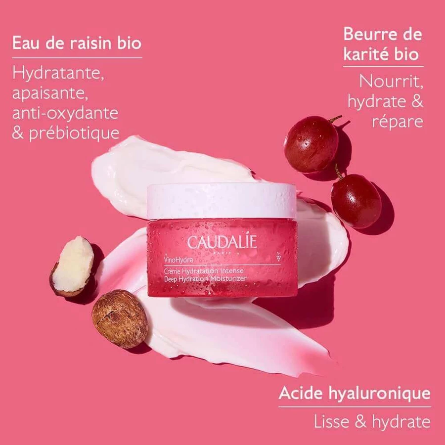 Caudalie VinoHydra Інтенсивний зволожуючий крем-соус 50 мл: ціни та характеристики