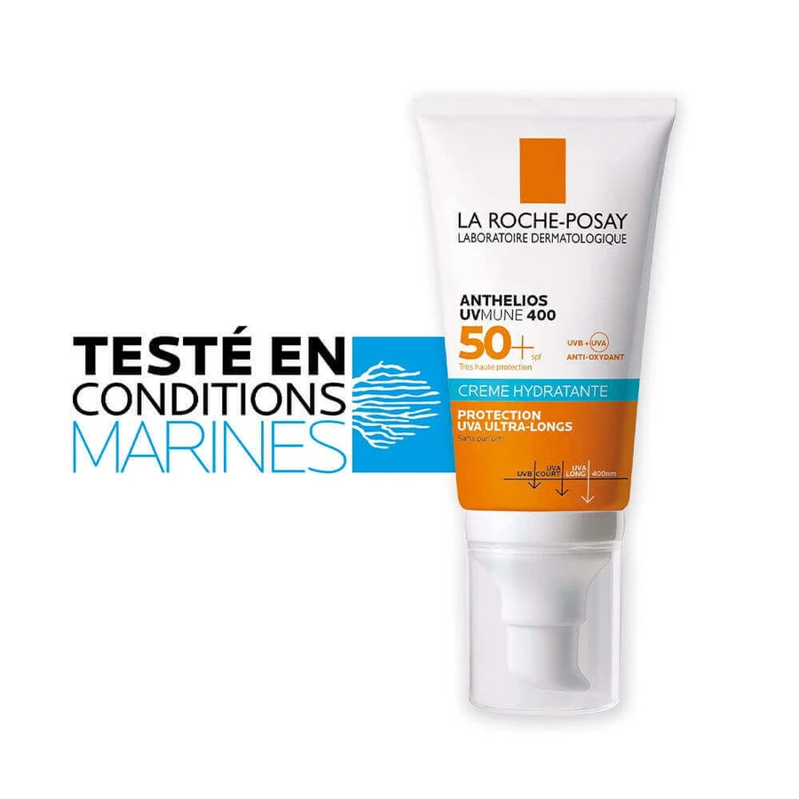 La Roche-Posay Uvmune 400 увлажняющий солнцезащитный крем для лица SPF50+ без отдушек, очень высокая защита 50 мл: цены и характеристики