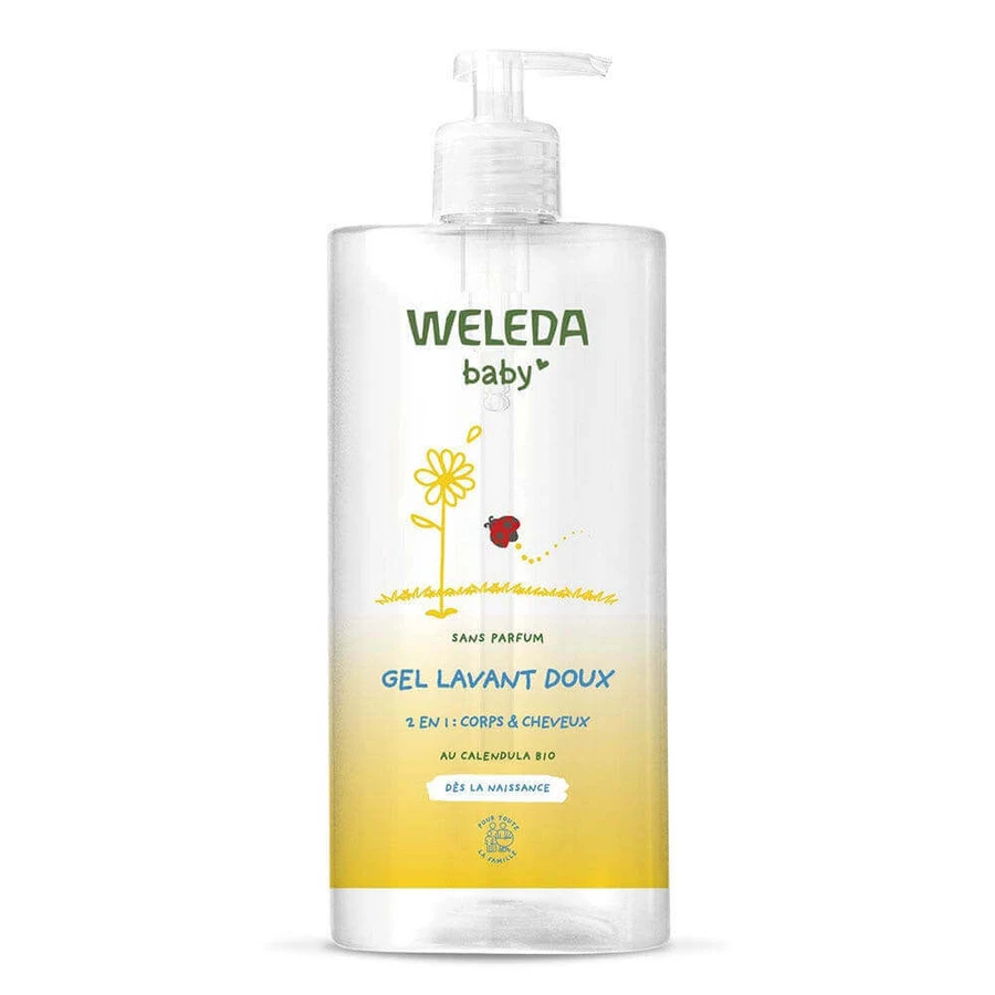 Weleda Baby and Child Ніжний очищуючий гель 2 в 1 для тіла та волосся 750мл: ціни та характеристики