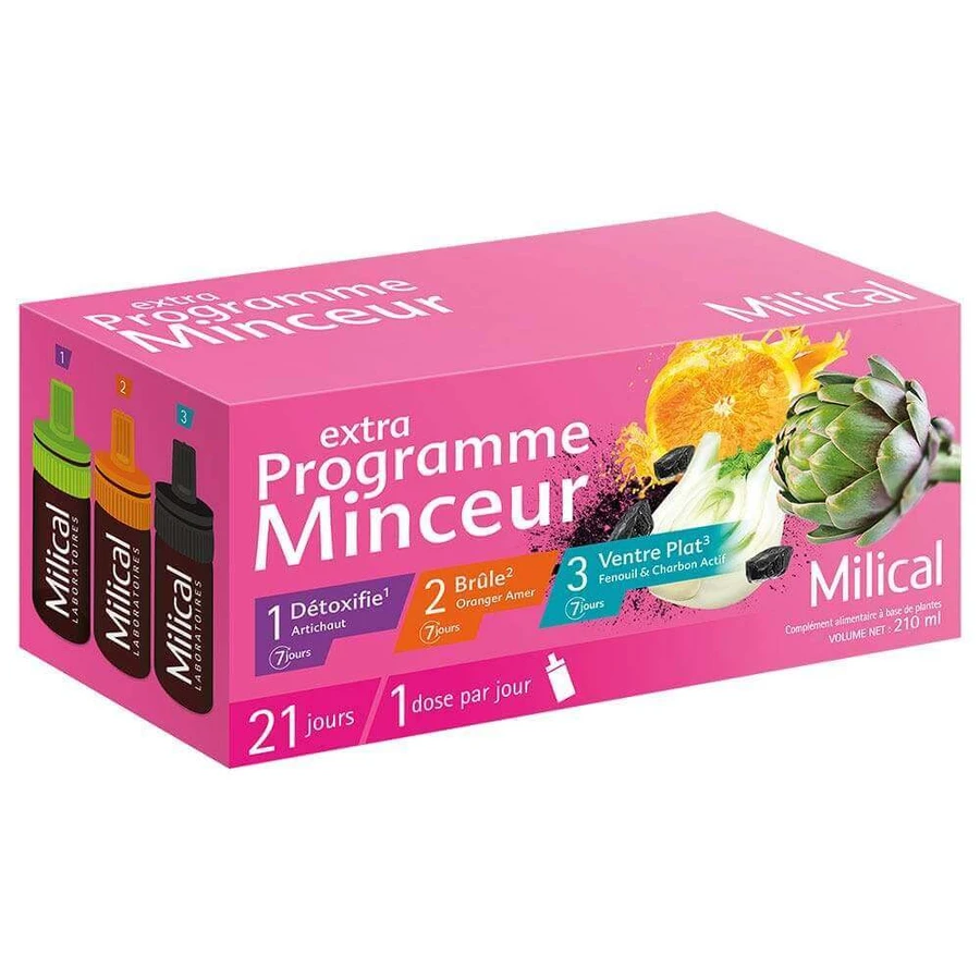 Milical Extra Programme Minceur x21 Fioles de 10ml: цены и характеристики