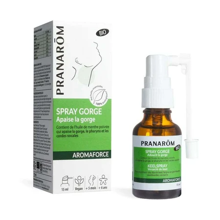 Pranarôm Aromaforce Спрей для горла Біо Дорослі - Діти від 6 років 15мл: ціни та характеристики