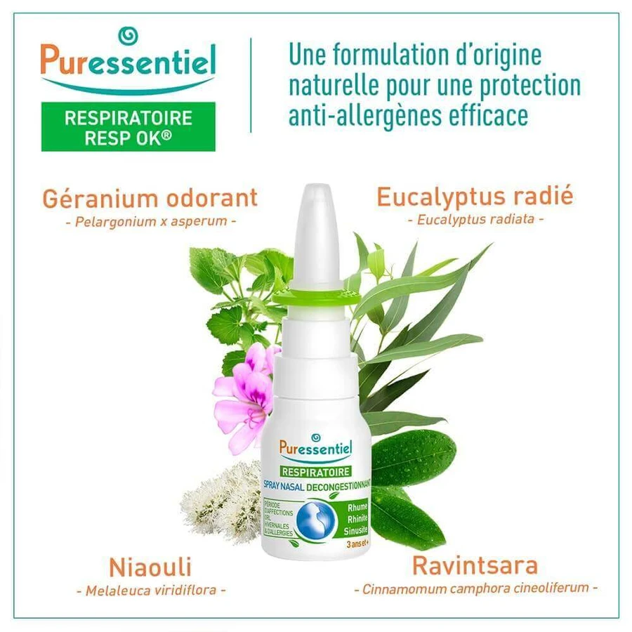 Puressentiel Дыхание Гипертонический назальный спрей 15 мл: цены и характеристики