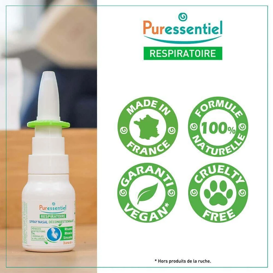 Puressentiel Дыхание Гипертонический назальный спрей 15 мл: цены и характеристики