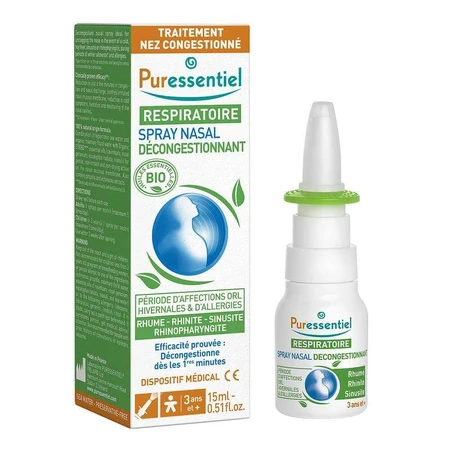 Puressentiel Дыхание Гипертонический назальный спрей 15 мл: цены и характеристики