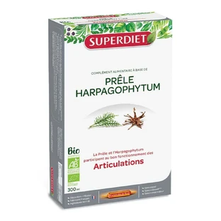Супердієта Prele Harpagophytum Organic Articulation 20 флаконів