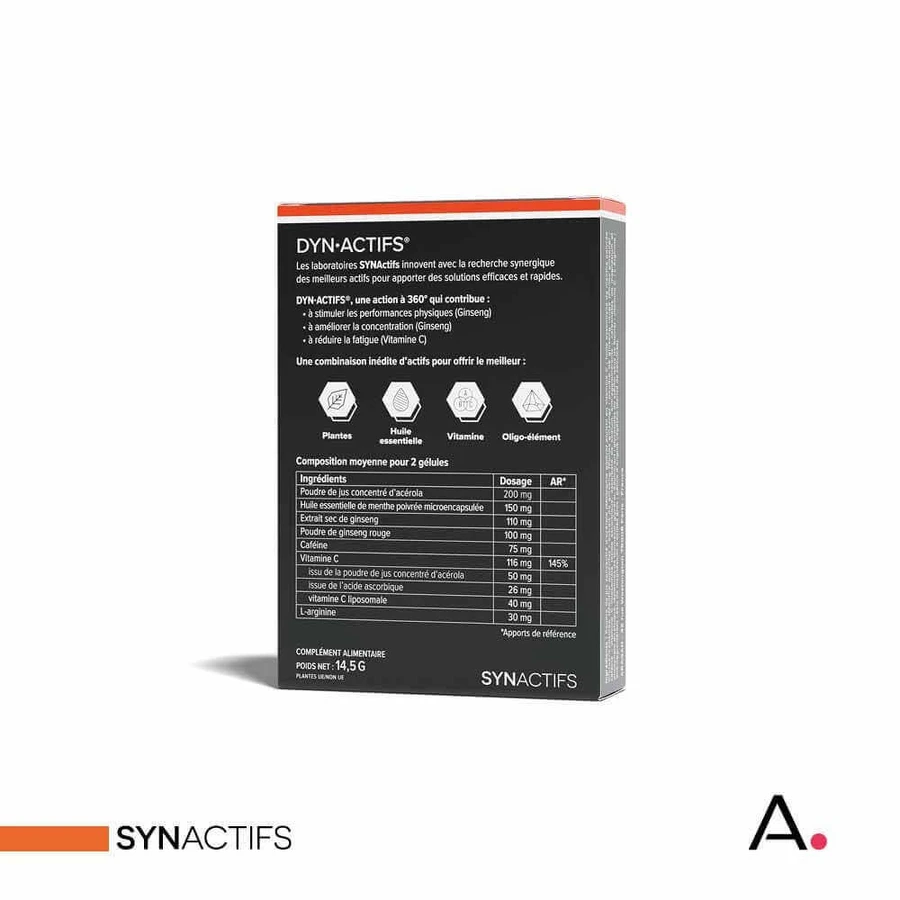 Aragan Synactifs Активний тонізуючий гель 30 гелів: ціни та характеристики