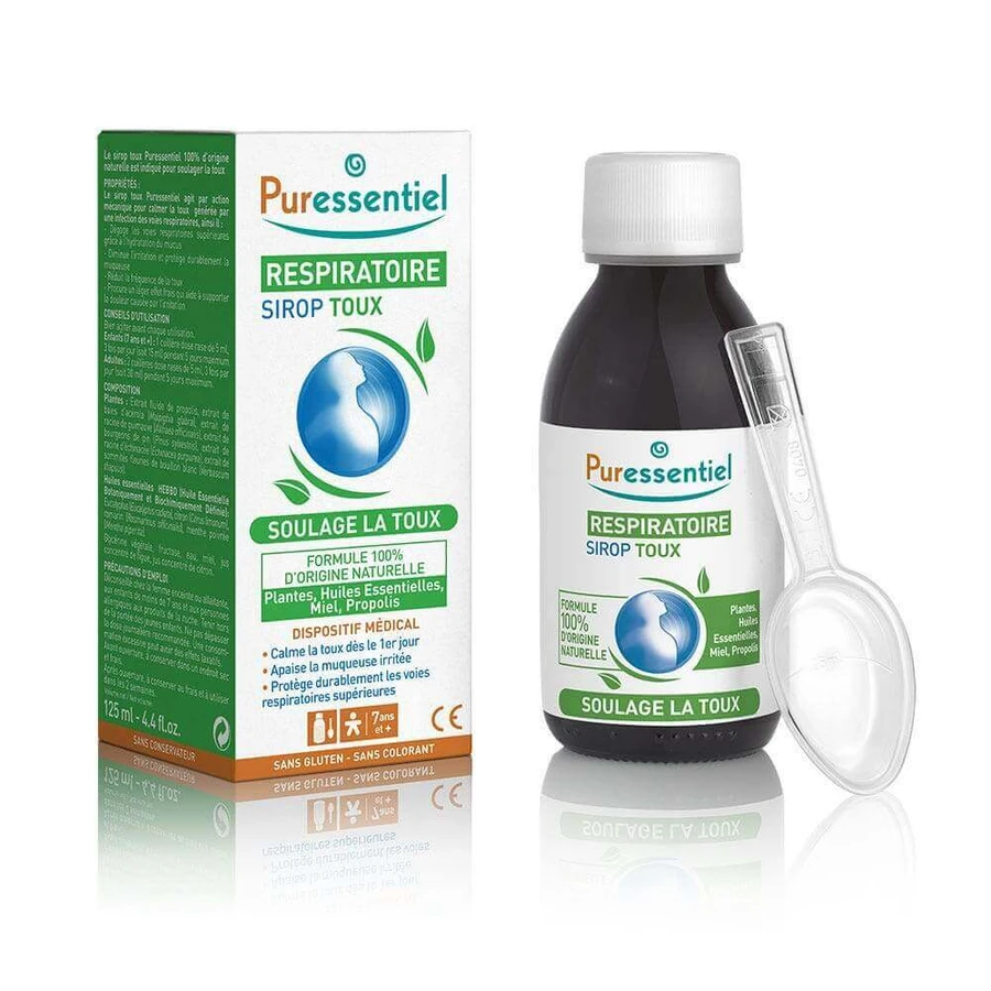 Puressentiel Дыхательный сироп от кашля 125 мл: цены и характеристики