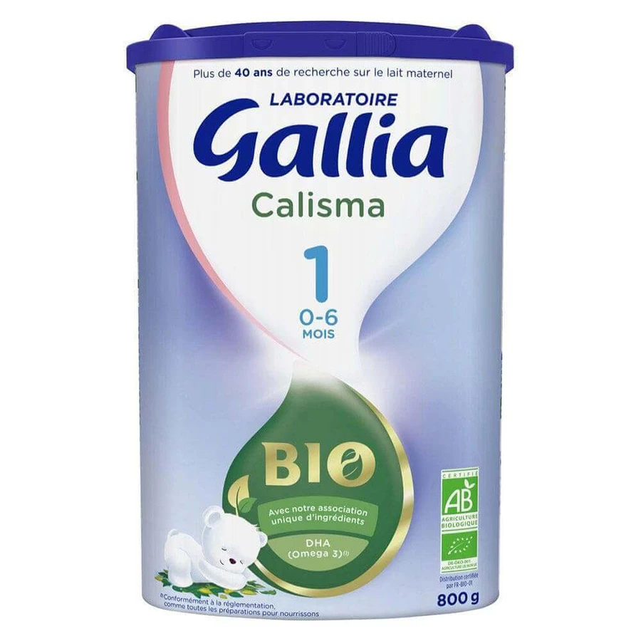 Gallia Calisma 1 Органический молочный порошок 0-6 месяцев 800 г: цены и характеристики