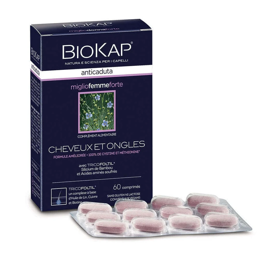 Biokap Women's Hair Treatment 60 капсул против выпадения волос: цены и характеристики