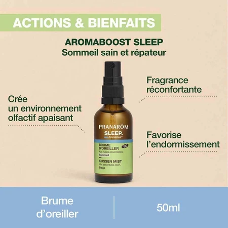 Pranarôm Aromaboost Органічна подушка-міст для сну 50 мл: ціни та характеристики