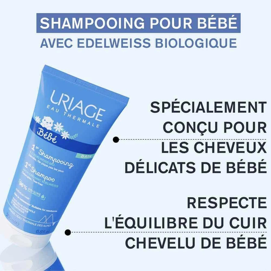 Uriage Baby 1st Extra-Delicate Shampoo - Uriage Bebe 200 мл: цены и характеристики