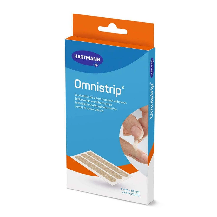 Hartmann Omnistrip Адгезивні стрічки для шкірного шва 2 x 6 смужок: ціни та характеристики