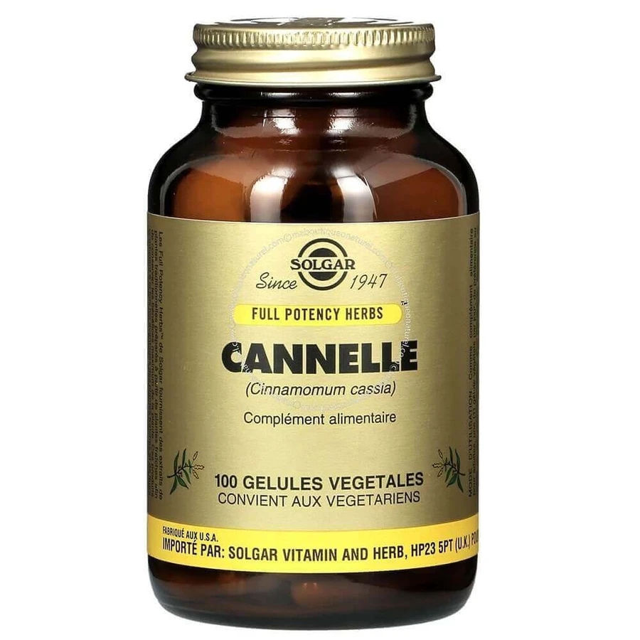 Solgar Cinnamon Cardiovasculaire Digestion 100 Vegetable Gels: цены и характеристики