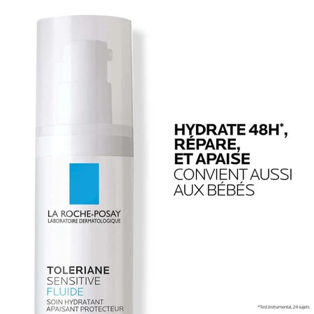 La Roche-Posay Toleriane Sensitive Moisturising Protective and Soothing Treatment Fluid 40 ml: цены и характеристики