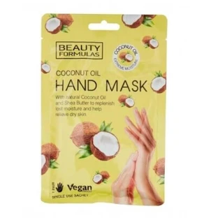 Beauty Formulas Маска для рук з кокосовою олією, 1 пара