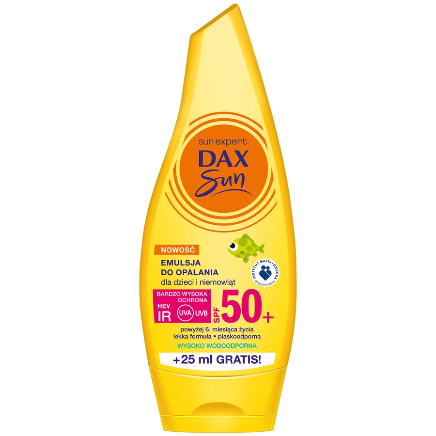DAX Sun, Солнцезащитная эмульсия для младенцев и детей, SPF 50+, 175 мл: цены и характеристики