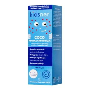 Kidsner Coco, охолоджуюча пінка для догляду за шкірою від віспи, від 6 місяців, 100 мл ДЕКОРАТИВНА УПАКОВКА