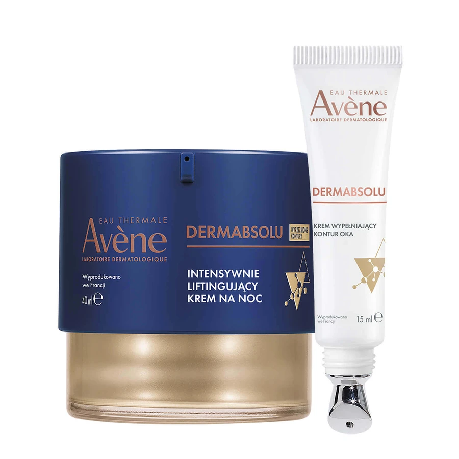 Набор Avene Dermabsolu, заполняющий крем для контура глаз, 15 мл + ночной крем для интенсивного лифтинга, 40 мл: цены и характеристики