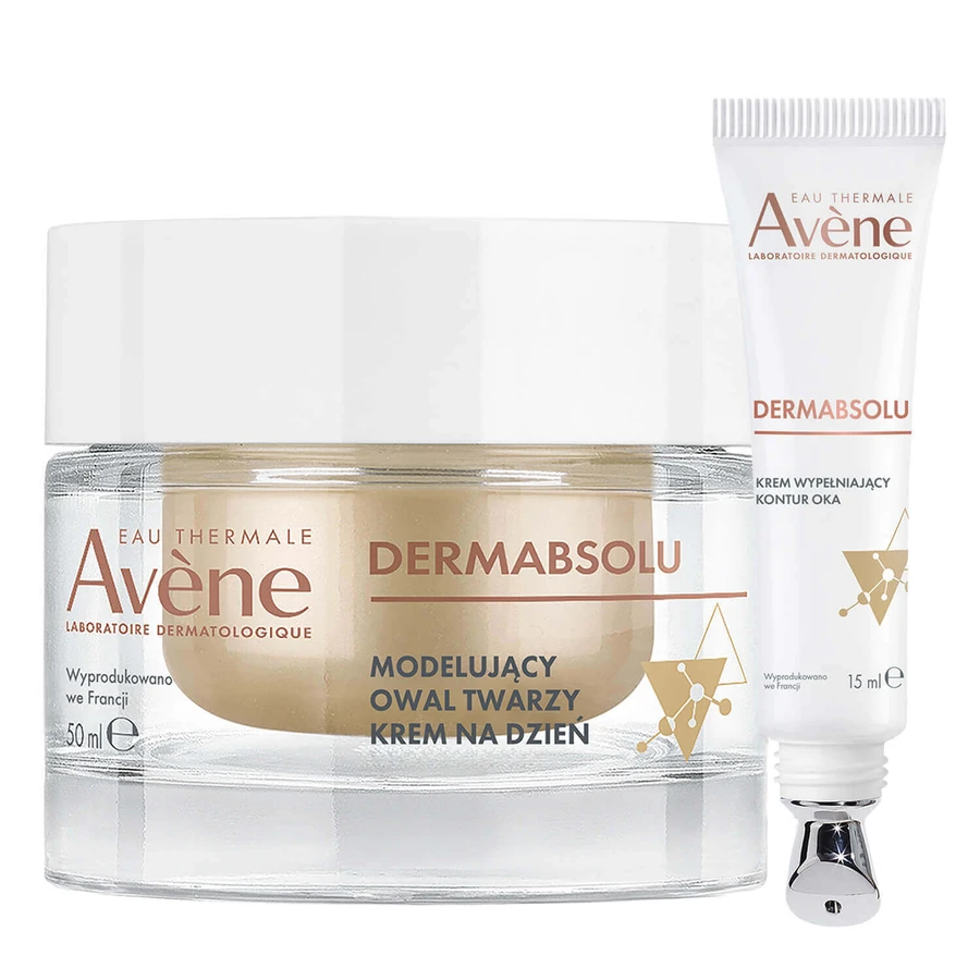 Набор Avene Dermabsolu, заполняющий крем для контура глаз, 15 мл + дневной крем для формирования овала, 50 мл: цены и характеристики