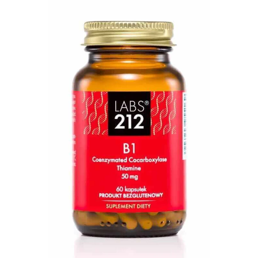 Labs212 B1 Коэнзим кокарбоксилаза (витамин B1) 60 капсул: цены и характеристики