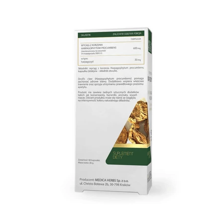 Medica Herbs Диявольський кіготь 600 мг, 60 капсул: ціни та характеристики