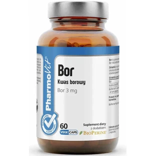 Борна кислота Борна кислота 3 мг 60 капсул Pharmovit Clean Label