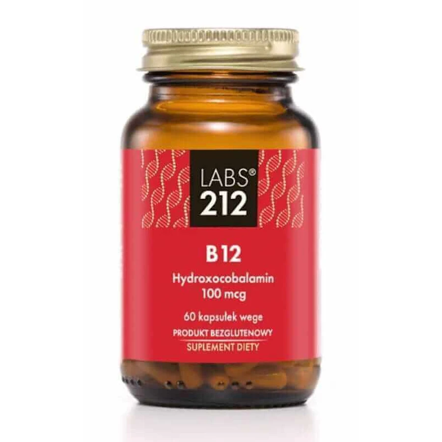 Labs212 Вітамін B12 Гідроксикобаламін 60 капс.: ціни та характеристики