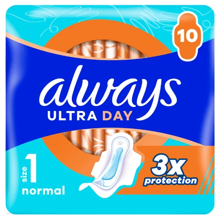 Always Ultra Day, гигиенические полотенца с крылышками, Normal, 10 шт.: цены и характеристики