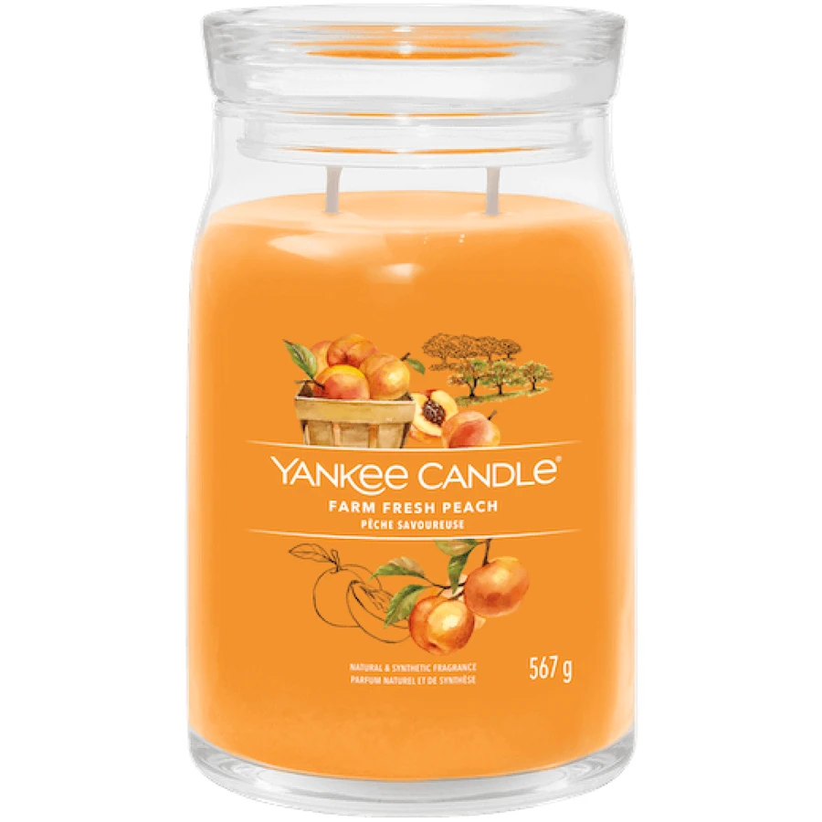 Yankee Candle lumânare parfumată Farm Fresh Peach 567 г: ціни та характеристики