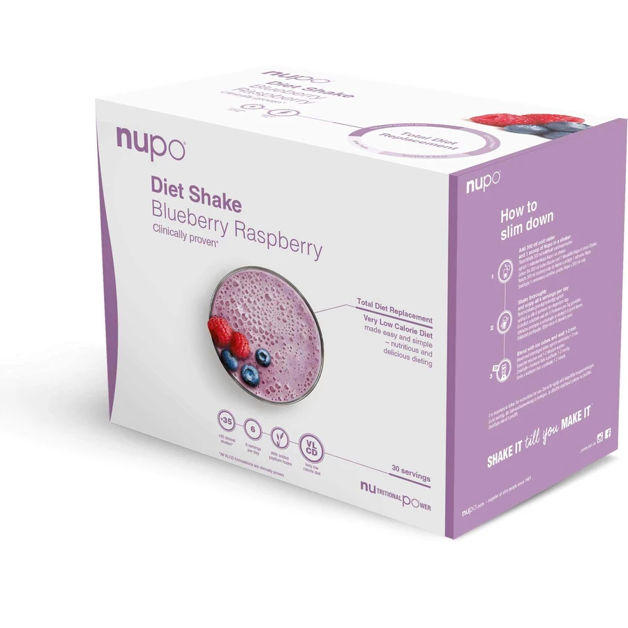 Nupo Diet băutură pulbere cu aromă de afine și zmeură 960 г: ціни та характеристики