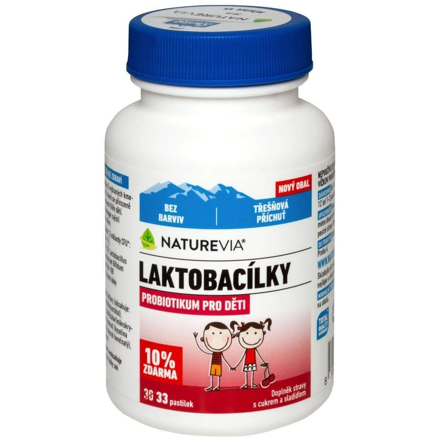 NatureVia Lactobacilli Kids cireșe 33 de pastile: цены и характеристики