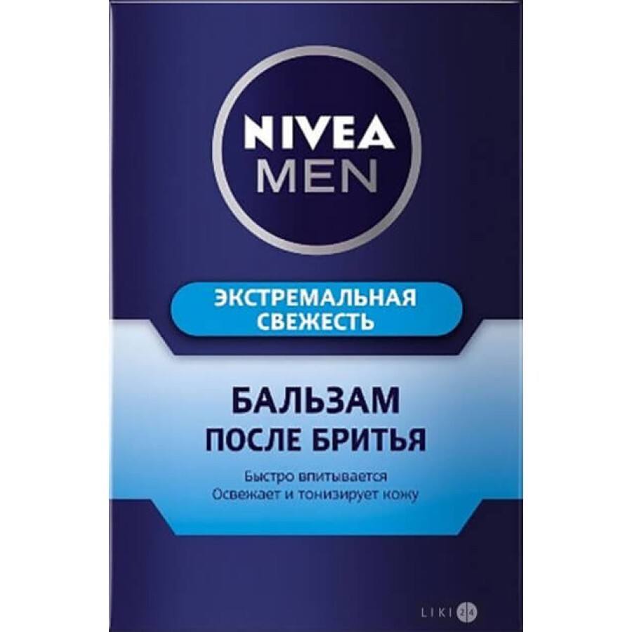 Бальзам після гоління Nivea Men Екстремальна свіжість з ментолом 100 мл: ціни та характеристики