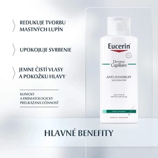 Eucerin DermoCapillaire Șampon împotriva mătreții grase 250 ml