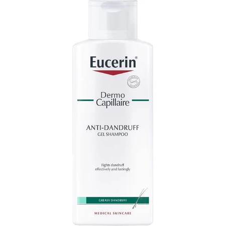 Eucerin DermoCapillaire Șampon împotriva mătreții grase 250 мл: ціни та характеристики