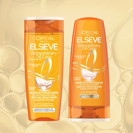 L'Oréal Paris Elseve Екстраординарна олія кокоса, шампунь нутрітивний без стресу 400 мл: ціни та характеристики