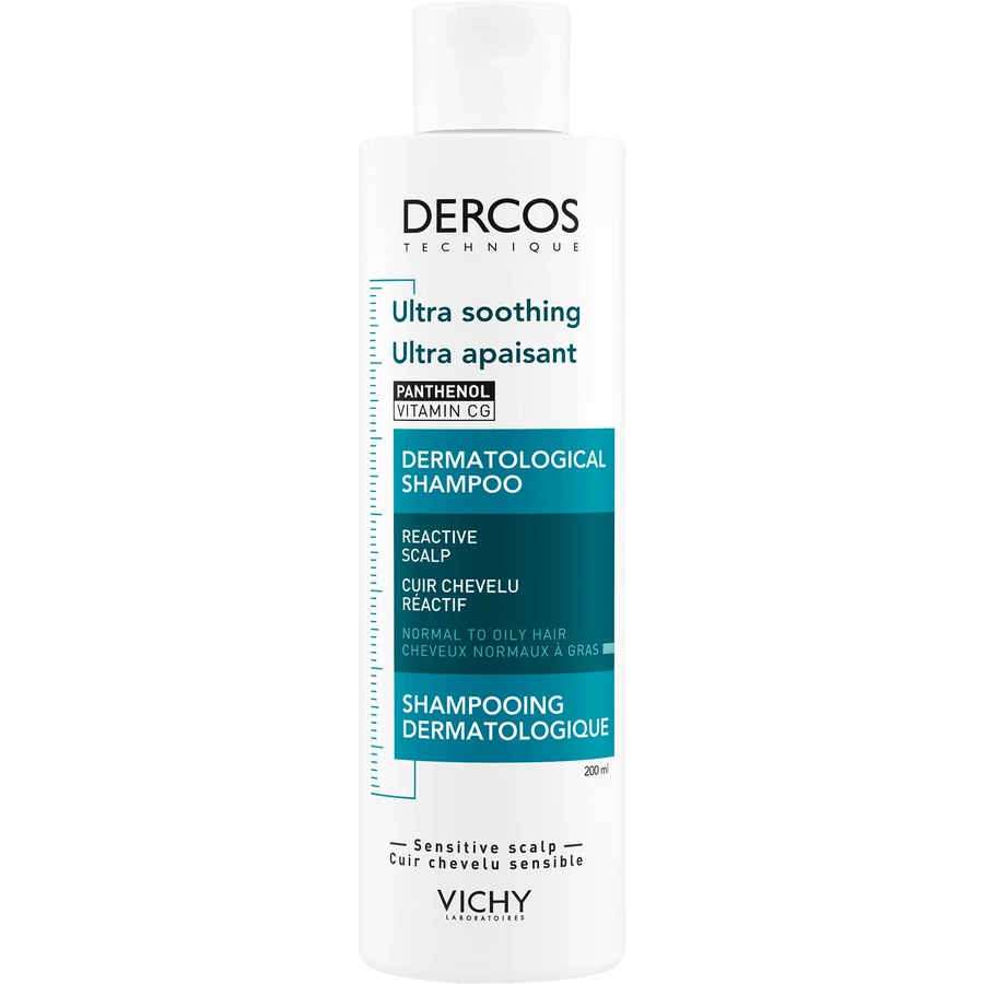 Vichy Dercos Ultra Soothing Sensitive gras sampon pentru par gras 200 мл: ціни та характеристики