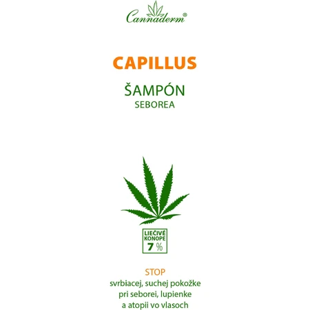 Шампунь від себореї Cannaderm CAPILLUS 150 мл: ціни та характеристики
