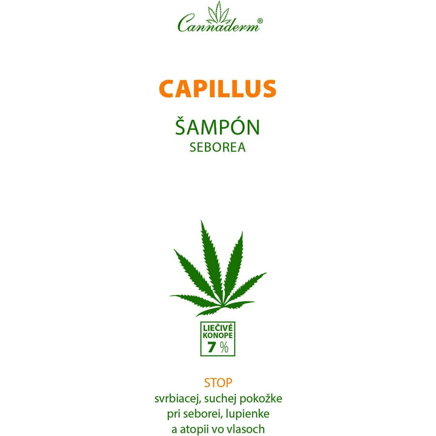 Шампунь від себореї Cannaderm CAPILLUS 150 мл: ціни та характеристики