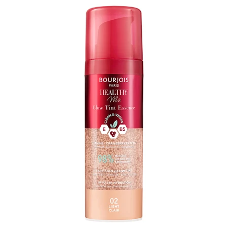 Bourjois Healthy Mix Glow Tint Essence, увлажняющая эссенция для выравнивания тона кожи, 02 light clair, 30 мл: цены и характеристики