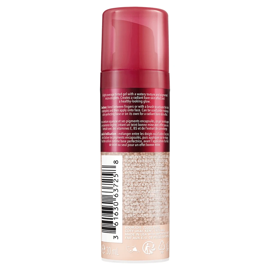Bourjois Healthy Mix Glow Tint Essence, зволожуюча есенція для вирівнювання тону шкіри, 01 світлий, 30 мл: ціни та характеристики