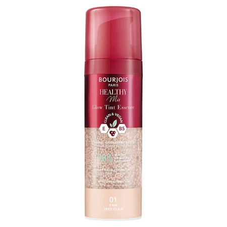 Bourjois Healthy Mix Glow Tint Essence, зволожуюча есенція для вирівнювання тону шкіри, 01 світлий, 30 мл: ціни та характеристики