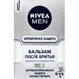 Бальзам после бритья Nivea Men Серебряная защита с ионами серебра и антибактериальным эффектом 100 мл