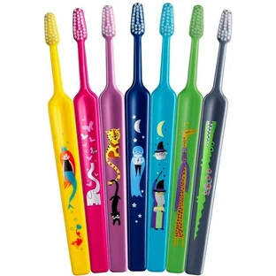 TePe Select Compact ZOO X-soft periuță de dinți pentru copii, blister 1 buc